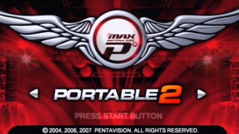 Djmax Portable 2 Opening Title Screen Mode Select Youtube