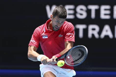 Djokovic and his sore right wrist advance Serbia to the United Cup quarterfinals in Perth