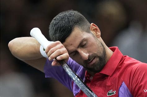 Djokovic starts Paris Masters with win over Etcheverry. Medvedev out of year-end No. 1 contention