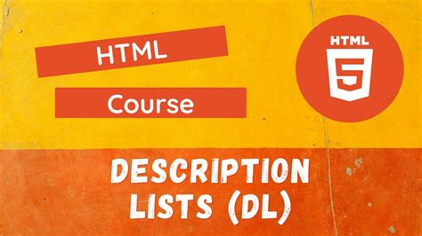 Dl dt dd html.  Master HTML description lists with our ultimate tutori...