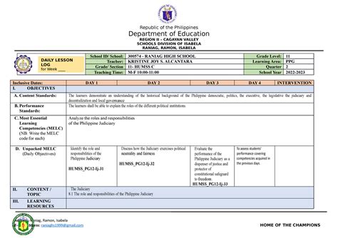 Dll For Philippine Politics And Governance [nl2p9x5pd708]