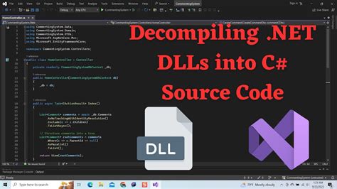 Dll decompiler. DLL) from binary format to a beautifully formatted, optimized and commented s...