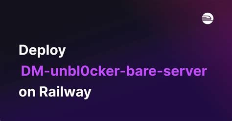 Dm unbl0cker. DM unbl0cker. Uses the Ultraviolet Proxy to browse the web freely. Deployment. Troubleshooting. - Go to settings in the unblocker and click restart proxy. - If the above doesn't work, clear the site cookies. - And if that didn't even work, fork this repo and create a new bare server in the ‎‎‎‎‎‎‎‎DM unbl0cker bare server. 