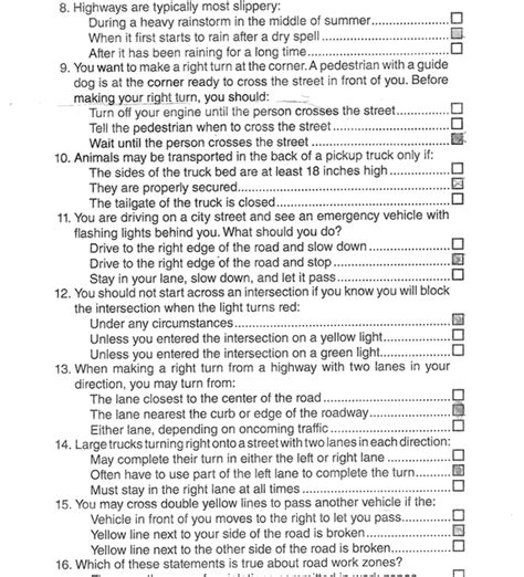 Dmv Test Questions Answers