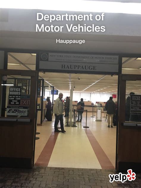 Get reviews, hours, directions, coupons and more for Suffolk County NY DMV at 250 Veterans Hwy, Hauppauge, NY 11788. Search for other Tags-Vehicle in Hauppauge on The Real Yellow Pages®. What are you looking for?. 