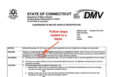 Reinstate License. You can pursue license reinstatement once you're suspension period has ended. Again, each state DMV governs suspended license reinstatements differently, but in general you will need to fulfill all or some of the following requirements: Pay a license reinstatement fee. Present proof of car insurance (if applicable).. 