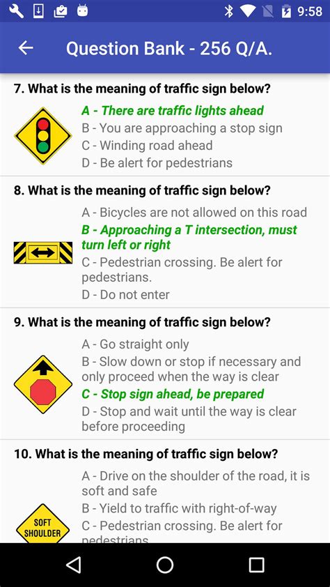 About this test. This DMV practice test has just been updated for June 2024 and covers 40 of the most essential road signs and rules questions directly from the official 2024 AK Driver Handbook. In order to be allowed to drive in Alaska, you will need to pass a written knowledge test. The test will consist of 20 multiple-choice questions and .... 