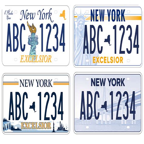 To exchange custom plates for standard series plates. complete a Vehicle Registration/Title Application (MV-82) bring the form, the plates and your NYS Driver License to a DMV office. pay a one-time plate exchange fee of $28.75, and surrender your plates. We will then issue your vehicle a set of standard series plates. 1. . 