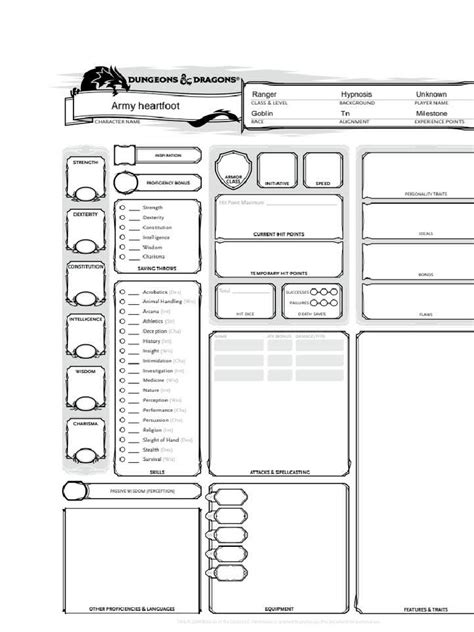DnD 5E CharacterSheet Shamash PDF Archive