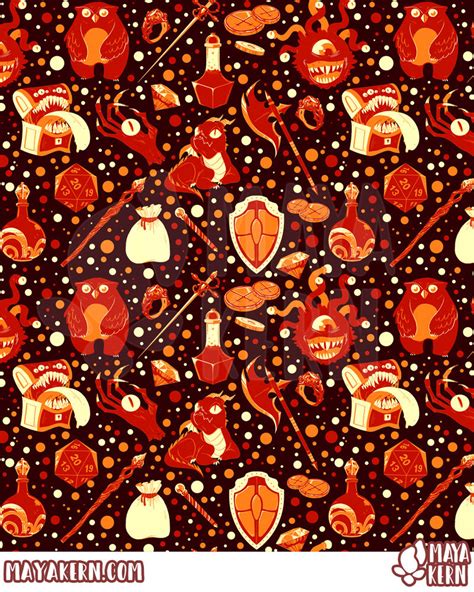 DnD pattern by mayakern on DeviantArt