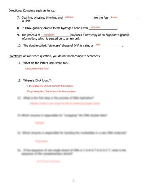 Dna and replication worksheet answer key.  Dna And Replication Answer Key Worksheets - total of...