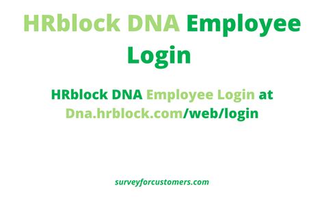 Careers. The DNA HRBlock service is intended to provide H&R Block employees with access to an internal system to apply for new positions. The position listed on the H&R Block service is considered open and can be advertised. As soon as a position is filled in the H&R block, the position is removed from the DNA HRBlock system.. 