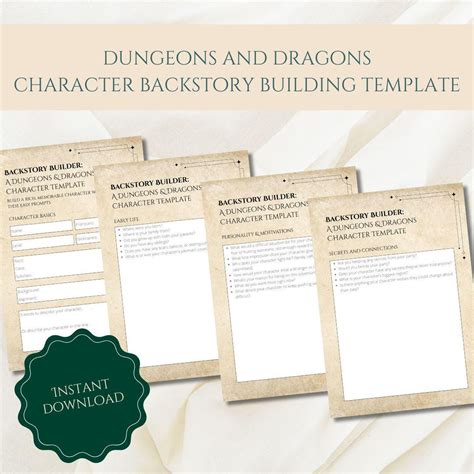 Dnd backstory template