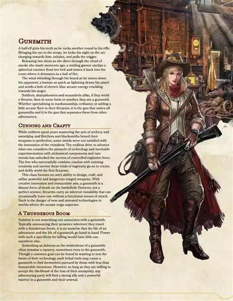 The Gunslinger is a homebrew subclass created by Matthew Mercer, famed Dungeon Master of the Critical Role actual play D&D show. The Gunslinger is a subclass for the Fighter class. Perhaps owing to the fact that it was originally created for Pathfinder, the Gunslinger carries some vestiges that overlap with 5th Edition design.