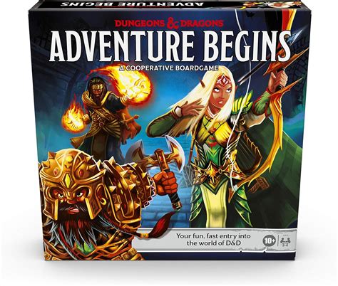 Sep 25, 2023 · 19. Dungeons & Dragons: Adventure Begins. A co-operative board game that also introduces many of the core elements of DnD, Adventure Begins has each player choose a unique DnD class and explore the world of Neverwinter, working together to overcome traps and battle monsters. .