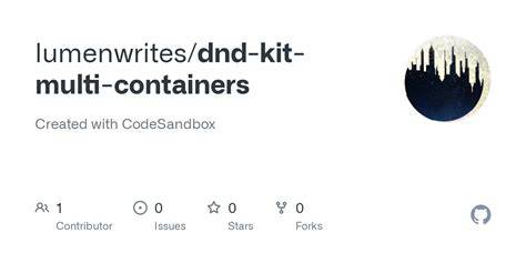 Dnd kit codesandbox.  Contribute to KimRonvik/dnd-kit-multiple-containers development by creat...
