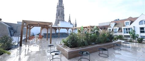 Dner  LAstronome Rooftop Mulhouse