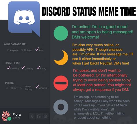 Dni meaning discord. Open Discord on your iPhone or your Android phone. If you see text messages, you can swipe toward the right to reveal the list of servers and channels. Now tap the profile icon in the bottom-right corner and tap Set Status. Select Do Not Disturb to enable DND on Discord mobile. 