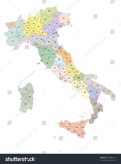 Dno Map By Postcode - Map Of Italy