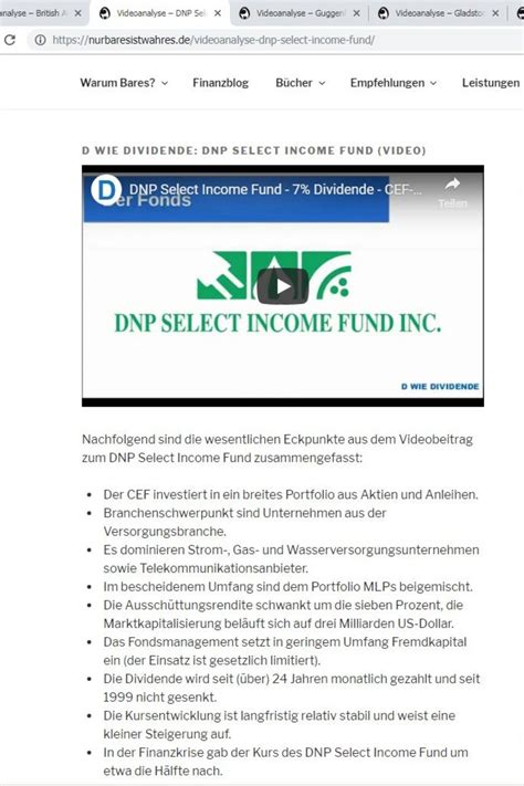 Dnp fund. Things To Know About Dnp fund. 