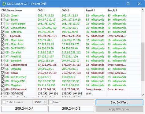 Dns Server List Near Me