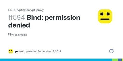 Dnscrypt proxy bind permission denied.  Installed version comes from offic Apr 3,...