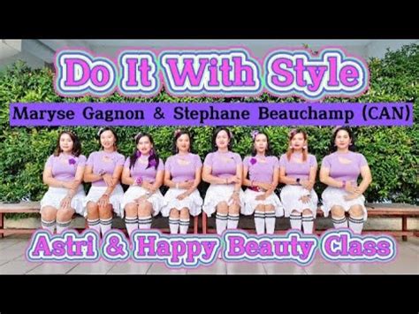 Do It With Style Line Dance Astri&Happy Beauty Class ... - Pinterest