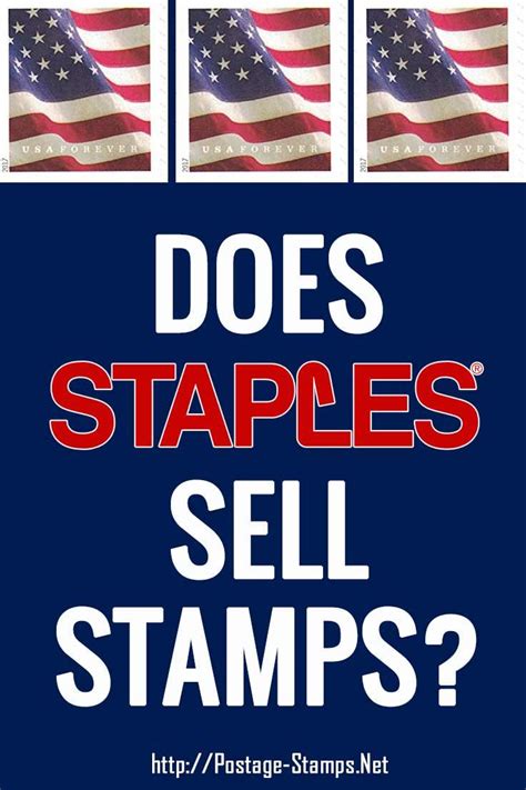 Do Staples Sell Postage Stamps
