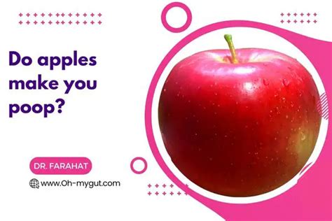 Do apples make you poop. While you should include a variety of seasonal fruits into your daily diet, most fruits are available throughout the year. Here are some fruits that improve digestion and help with easy bowel movements. 1. Apples. A medium apple contains four grams of dietary fiber, which accounts for 17% of the recommended daily intake. 