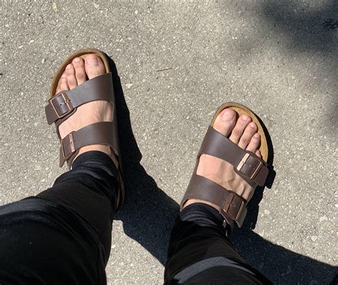 Do birkenstocks run big. Did anyone else get their order already? I know it's a men's shoe but the fit it so strange to me. One of the straps on the sandal fits great but the… 