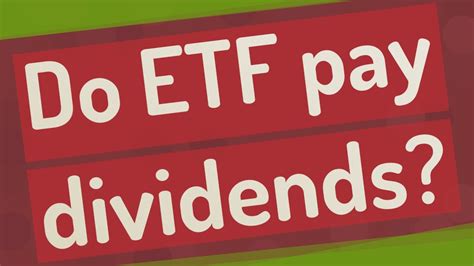 Do bond etfs pay dividends. Things To Know About Do bond etfs pay dividends. 