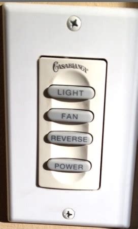 Turn the light off to reset the brightness of the light. Press and hold the "Light" button; after one second the light will come on at the dimmest level. The light will gradually get brighter. When the light is at the desired brightness, release the "Light" button. The level of brightness will now be in the fan control unit memory, and the .... 