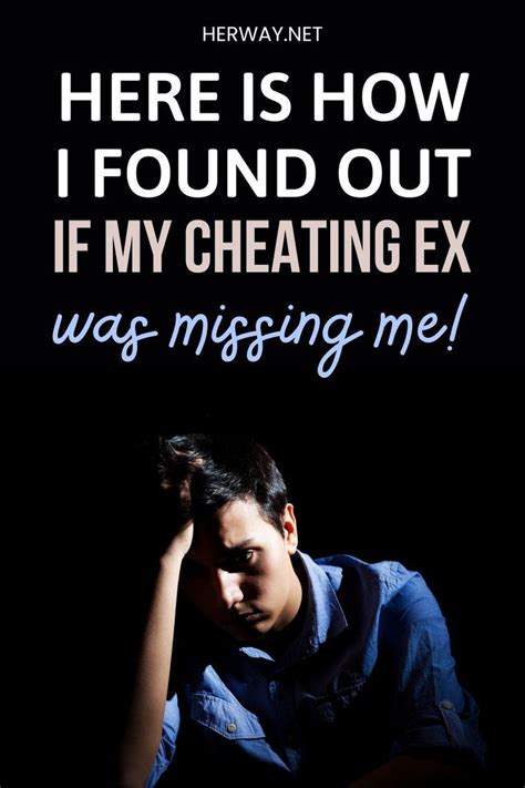 Do cheaters ever regret? Miss the person they cheated on? Get …