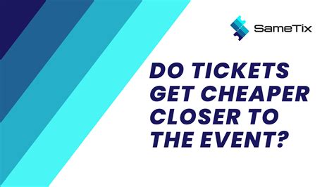Do concert tickets get cheaper closer to the date. Things To Know About Do concert tickets get cheaper closer to the date. 