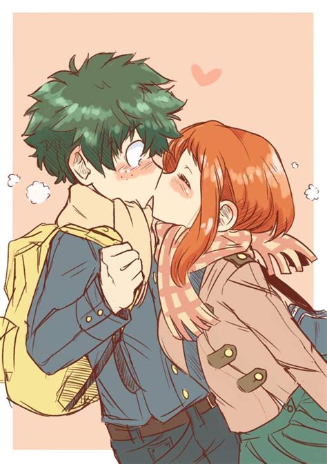 Do deku and uraraka kiss. DekuMeli is the het ship between Izuku Midoriya and Melissa Shield from the My Hero Academia fandom. Izuku and Melissa are very similar to each other, as they both idolize Professional Heroes and are smart minds with good grades in school. They also share similarity in their childhoods, as they were both born without quirks and found ways to … 