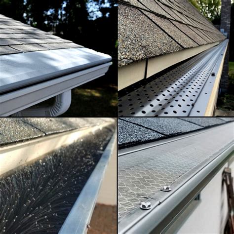 Do gutter guards work. Inspect the gutter and see if you can spot where the water is accumulating. Then, pry the small metal clips that hold the gutter guards to your gutter with a flathead screwdriver. Lift the guard off the gutter and let it rest against the roof. Then you can use a gutter scoop or trowel to clean out the clog. 