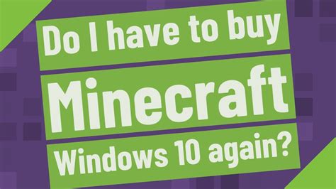 Do i have to buy minecraft again. In order to fix this, you will need to find the Microsoft account where your Minecraft was migrated and where your Minecraft game license was purchased. Kindly sign in to all of your Microsoft email accounts on account.microsoft.com > payment and billing > order history > select the date of range when you purchased your Minecraft … 