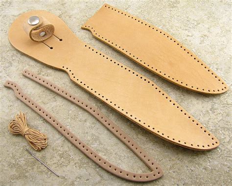Do it yourself leather knife sheath. - Als vaters bart noch rot war.