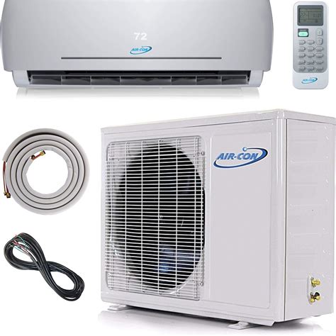 Do mini splits heat and cool. Ductless heat pumps are split into two components — an outside unit and an indoor unit. These units are connected by a thin pipe full of refrigerant. Ductless heat pumps are able to keep your home warm in the winter and cool in the summer. For both heating and cooling purposes, refrigerants and coils absorb and release heat. 