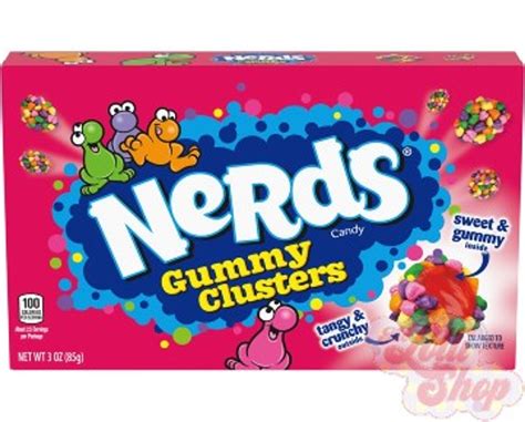 PACK OF 2 Nerds Gummy Clusters consist of crun