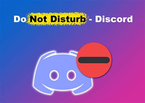 Do not disturb discord. When set our profile on do not disturb can we not receive any notifications like at all. Feedback. English (US) ... Discord; Feedback; Account & Server Management; Do not disturb NoCapCorey August 18, 2019 03:51; Edited; When set our profile on do not disturb can we not receive any notifications like at all. ... 
