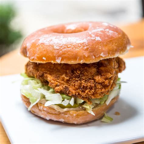 Do rite donuts and chicken. Do-Rite Donuts just opened a new spot in Chicago where it also makes fried chicken and, if you ask, will make you a fried chicken sandwich on a doughnut. There's also some aioli on there, in case ... 