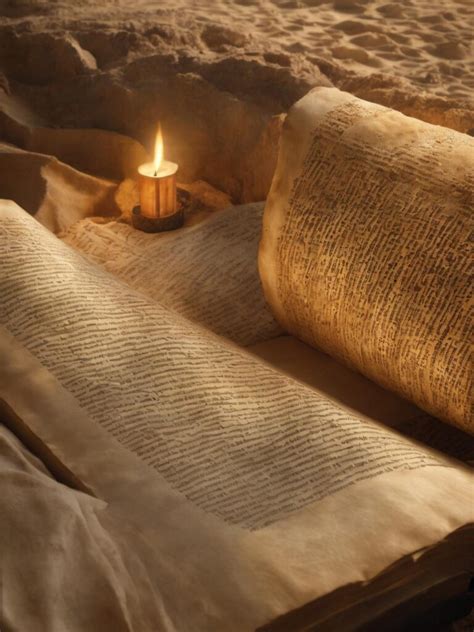 The Dead Sea Scrolls is the name given to a number of manuscripts that were hidden in caves in Israel in a place called Qumran. The caves were located about five hundred yards from the southeastern corner of the Dead Sea. The written texts were composed from 150 B.C. to A.D. 68 when the Romans destroyed the settlement.. 