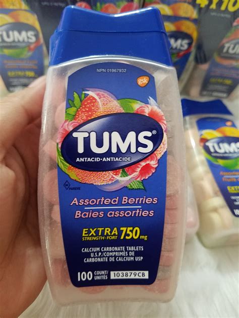 Similar to Imodium, it helps treat diarrhea, but it does so in a different way with a different active ingredient. How many Tums can I take for acid reflux? The Tums label advises taking only a few in one sitting, not exceeding 7,500 milligrams, which depending on the dosage (it comes in 500, 750, and 1,000 mg doses) can range anywhere from 7 .... 