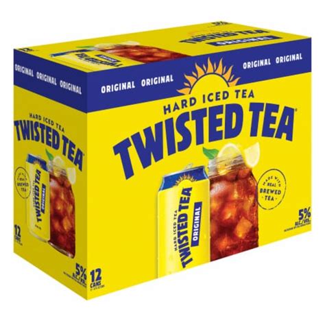 Per 1 bottle – Calories. The half and half twisted tea flavor have an alcohol volume of 5 with 215 calories in a 12ounce serving. ... Twisted Tea Slightly Sweet is refreshingly smooth hard iced tea made with real brewed black tea and half the sugar and sweetness of Twisted Tea Original. Non-carbonated with no artificial sweeteners and 5% …. 