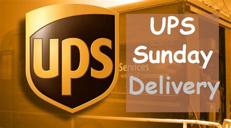 Do ups delivery on sunday. We offer Sunday parcel collection exclusively on Thursdays so your parcel can be picked up on Friday, and delivered on Sunday. You must get a quote on a Thursday to see our Sunday delivery services, which include: Door 2 Door - Sunday. Booking your delivery on Sunday after your quote is just like any other parcel with DPD Online. 