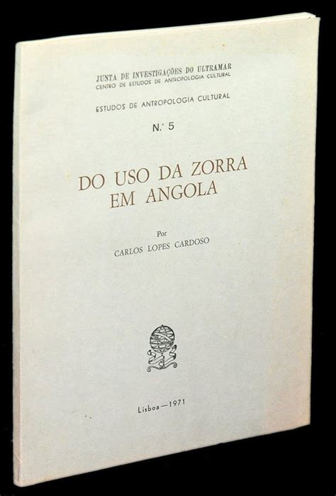 Do uso da zorra em angola. - Materia medica and therapeutics pt. 2 v. 2, 1882.