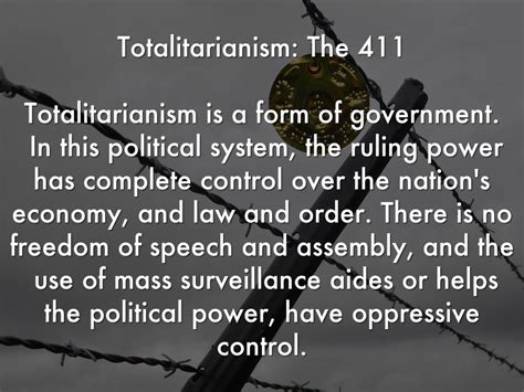 Do you believe the US is sliding into totalitarianism, with the