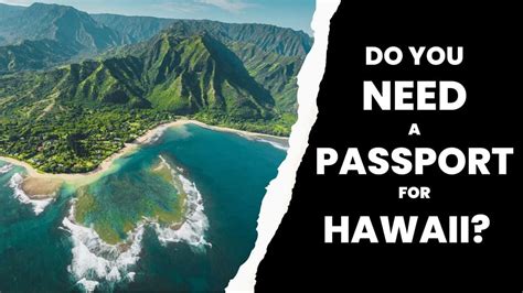 Do you need a passport for hawaii. If you do not already have a passport that will be valid for at least six months after your return to the U.S., you should apply for one as soon as possible. 