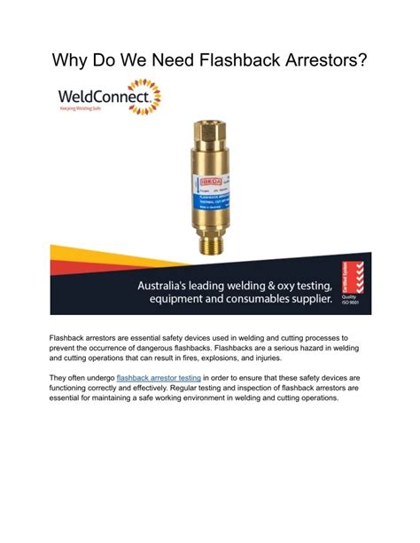 Do you need flashback arrestors on torch.  They need very little Flashback a...